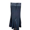 CYL Italy Black Satin Fitted Fluted Unique Vamp...