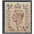 1937 SG469 5d Brown Fine Mounted Mint. .