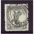 AUSTRALIA 1932 SG 140 1s GREEN LYRE BIRD FINE U...