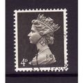 GREAT BRITAIN 1968 SG 732 4d DEEP OLIVE BROWN O...