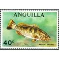 Anguilla 1969 Fish 40c Nassau Grouper Mounted M...