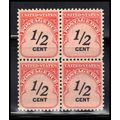 J88 1/2c Postage Due Fine MNH Blk/4 O7072