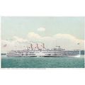 Washington Irving On Hudson River Ship Boat Pos...