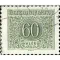 CZECHOSLOVAKIA, Numeral postage due, green-grey...