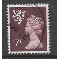 GREAT BRITAIN SCOTLAND 1978 7p PURPLE BROWN 1 C...