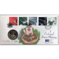 Royal Mint 1996 Classic Cars medallion coin cov...