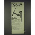 1913 King Air Rifle Ad - Off for a Happy Day