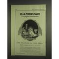 1917 Lea & Perrins Worcestershire Sauce Ad - Fe...