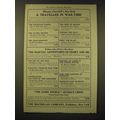 1918 Macmillan Company Ad - Winston Churchill's...