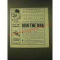 1966 NRA National Rifle Association Ad - This is your invitation to join the NRA