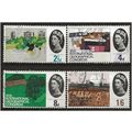 1964 Geographical Phosphor Set SG651p-654p Very...