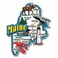 Maine Jumbo State Map Fridge Magnet