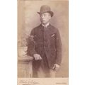VICT. CDV PHOTO -SMART MAN, HAT.PLANT BY BLAKE ...