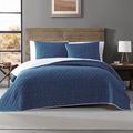 Twin Size Blue White Dots and Stripes 100-Perce...
