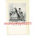 Young Ladies 1860, Book Illustration (Print), 1934