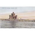 EC978 DOUGLAS - TOWER OF REFUGE . PRINTED POSTCARD