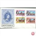 Montserrat FDC 1978 - SG 422-425 - 25th Anniver...