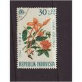 Indonesia 1966 SG 1110 Used Flowers Semi-postal...