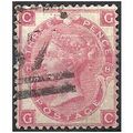 1872 SG103 3d Rose Plate 8 Good/FIne Used Check...
