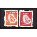 CANADA 1966 CHRISTMAS SG 576 /577N SET 2 VALS F...