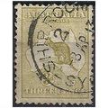 Australia 1915 SG37 3d Yellow-Olive Fine Used. .