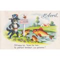 CARTE POSTALE - 1 er AVRIL - REF 7