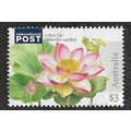 AUS 2017 $3.00 'WATER LILLIES' FINE USED (EBID6...