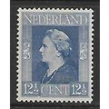 NETHERLANDS 1944 QUEEN WILHELMINA 12 1/2c BLUE ...