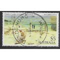 AUS 1981 $5.00 'A HOLIDAY AT MENTONE' FINE USED...