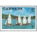 GRENADA, SEA, St. George's Sailing Regatta, blue 1975, 1c, #2