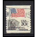 Used 1895a 20c U.S. Flag Very Fine CNS 9 PA5463