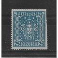 Austria.SG500 25k Blue.Mounted Mint.Aug22b