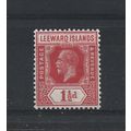 LeewardIslands.SG63 1 1/2d Carmine-Red.Mounted ...