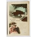 vintage postcard - All Loving Birthday Wishes