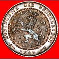 RAMPANT LION: NETHERLANDS ★ 1 CENT 1883! MINT L...