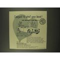 1956 MG MGA Car Ad - Designed to Steal Your Heart