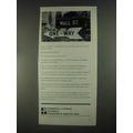 1967 Merrill Lynch Ad - Wall St. One-Way