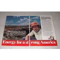 1978 Exxon Oil Ad - Think of This Coal Mine