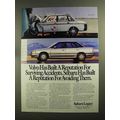1990 Subaru Legacy Ad - Reputation For Avoiding