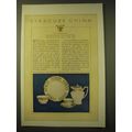 1924 Onondaga Pottery Company Syracuse China Ad...