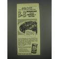 1952 B in B Mushrooms Ad - Extra flavor even for low-cost dishes with B in B