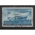 USA 1948 PIONEER AND COVERED WAGON 5c BLUE SG 9...