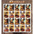 Cowboys of the Silver Screen Sheet Sheet of Twe...