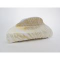 Long creme white blonde and gold hair claw clip