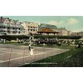 Tennis Courts Hove Sussex Antique Postcard