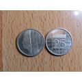 Netherlands 1997 25 Cents Coin