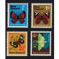 New Zealand Butterflies Moths 4v 1970 MNH SG#91...
