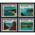 New Zealand Coastal Scenery 4v 1986 MNH SG#1395...