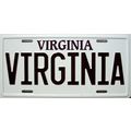 Virginia License Plate Novelty Fridge Magnet