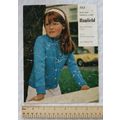 Vintage: Hayfield 723 girl's twinset, 4 ply, 26...